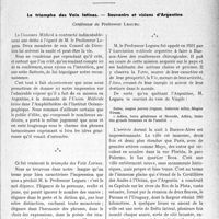 0826 - Page 825 - Propos du jour. Le triomphe des Voix latines. — Souvenirs et visions d’Argentine, conférence du Professeur Legueu
