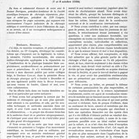 0850 - Page 849 - Partie scientifique. L’actualité scientifique. Les Congrès. IIIe congrès de chirurgie réparatrice plastique et esthétique, (7 et 8 octobre 1932)