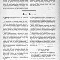 0852 - Page 851 - Partie scientifique. L’actualité scientifique. Les Congrès. IIIe congrès de chirurgie réparatrice plastique et esthétique, (7 et 8 octobre 1932) / Les Livres. Les Mutilées, par le Docteur William Dufougeré / Rééducation psychothérapique. Contrôle de l’équilibre mental et nerveux, par Dr Pierre Prost, J. Doin et Cie, éditeurs, Paris