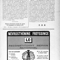 0880 - Page LXV-879 - A travers l’officiel. Réponses des ministres aux questions des parlementaires. Remplacement des appareils de prothèse dentaire / Régime d’Assurances sociales des agents des Compagnies de chemins de fer