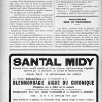 0881 - Page 880-LXVI - A travers l’officiel. Défense contre les gaz. Instruction Z de la population civile / Physiothérapie dans les traumatismes