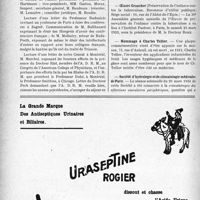 0895 - Page 894-VIII - Dernières nouvelles. Inauguration de l’École de puériculture / Association pour le développement des relations médicales (A. D. R. M) / Médaillon du Professeur Teissier / Oeuvre Grancher / Hommage à Charles Tellier / Société d’hydrologie et de climatologie médicales de Paris