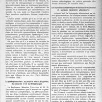 0918 - Page 917 - Partie scientifique. L’actualité scientifique. La Presse. Les torticolis spasmodiques [(Paris Médical, 1er octobre 1932)] / La phlébopiézométrie, au point de vue du diagnostic, du pronostic et de la thérapeutique [(La Presse Médicale, 1er octobre 1932)] / Les injections intradermiques de lait dans le traitement de quelques dyspepsies alimentaires [(La Presse Médicale, 12 octobre 1932)]