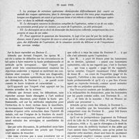0928 - Page 927 - Partie professionnelle, Hygiène, Assistance, Mutualité, Intérêts corporatifs, Variétés. Travaux originaux. Chronique médico-militaire. Responsabilité des médecins. Opération difficile. Honoraires dus au chirurgien pour ses aides