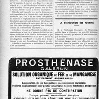 0951 - Page 950-LX - A travers l’officiel. Jurisprudence. La convention médicale franco-belge ne s’applique pas aux dentistes / La destruction des fourmis