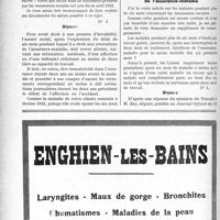 0955 - Page 954-LXIV - Correspondance. Assurances sociales. Conditions du droit à une pension d’invalidité / Durée des prestations de l’assurance-maladie