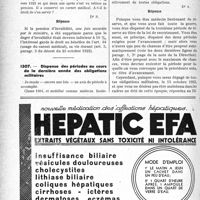 0959 - Page 958-LXVIII - Correspondance. Questions médico-militaires. La suppression de la pension d’invalidité n’enlève pas le droit à la gratuité des soins / Dispense des périodes au cours de la dernière année des obligations militaires