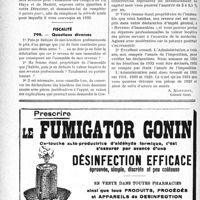 0961 - Page 960-LXX - Correspondance. Questions médico-militaires. Avancement et périodes réduites / Fiscalité. Questions diverses