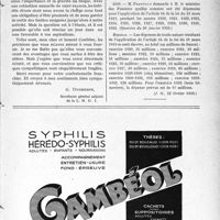 0966 - Page VII-965 - La défense individuelle du médecin / A travers l’officiel. Réponses des ministres aux questions des parlementaires. Dépenses pour l’application de l’article 64 de la loi du 31 mars 1919 (soins aux pensionnés de guerre)