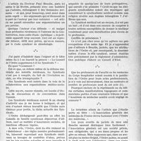 0996 - Page 995 - Partie professionnelle, Hygiène, Assistance, Mutualité, Intérêts corporatifs, Variétés. Travaux originaux. L’ordre des médecins. Réponse du Docteur Cibrie au Docteur Paul Boudin