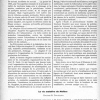 1059 - Page 1058 - Partie professionnelle, Hygiène, Assistance, Mutualité, Intérêts corporatifs, Variétés. Travaux originaux. Chronique. Quelques Livres…. La Belgique sociale, Docteur R. Sand. [G. Duchesne] / La vie maladive de Molière, Docteur R. Thuillier [G. Duchesne]