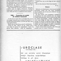 1081 - Page 1080-LXII - Correspondance. Questions médico-militaires. Fin des obligations militaires. Légion d’honneur / Promotion au grade de médecin lieutenant