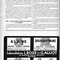 1159 - Page 1158-LXXII - Correspondance. Médecine légale. Constatation de décès suspect ; Examen d’une mentale / Examen de la victime d’un attentat à la pudeur