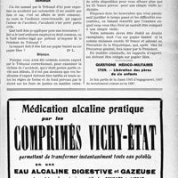 1160 - Page LXXIII-1159 - Correspondance. Médecine légale. Examen de la victime d’un attentat à la pudeur / Expertise d’accidenté de droit commun / Questions médico-militaires. Libération des pères de six enfants