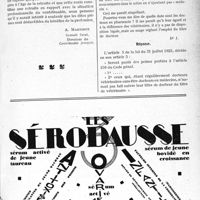 1172 - Page XIII-1171 - A travers l’officiel. Fiscalité. Primes d’assurances / Correspondance. Emploi du titre de Docteur par des non-médecins