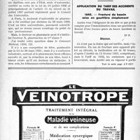 1173 - Page 1172-XIV - Correspondance. Emploi du titre de Docteur par des non-médecins / Application du tarif des accidents du travail. Fracture du bassin mise en gouttière simplement