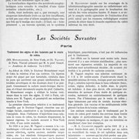 1196 - Page 1195 - Partie scientifique. L’actualité scientifique. La Presse. Les troubles digestifs à type d’anaphylaxie [(La Presse Médicale, 5 novembre 1932)] / Calcul d’un calice extrait après localisation par téléstéréogadiographie / Les Sociétés Savantes. Paris. Traitement des algies et des tumeurs par le venin de cobra, (Académie de médecine 14-3-1933)