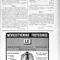 1220 - Page LVII-1219 - Correspondance. Application du tarif des accidents du travail. Amygdalectomie chez un assuré social notoirement indigent / Visite dite « de contrôle »
