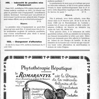 1224 - Page LXI-1223 - Correspondance. Questions médico-militaires. Obtention d’un grade dans le service auxiliaire / Indemnité de première mise d’équipement / Changement d’affectation