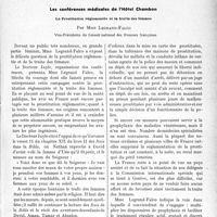 1242 - Page 1241 - Propos du jour. Les conférences médicales de l’Hôtel Chambon. La Prostitution réglementée et la traite des femmes, par Mme Legrand-Falco [J. Noir]