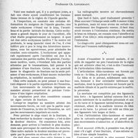 1247 - Page 1246 - Partie scientifique. Travaux originaux. Clinique chirurgicale, Hôpital Cochin. Fracture du col chirurgical de l'humérus. Fracture de la malléole externe, Professeur Ch. Lenormant