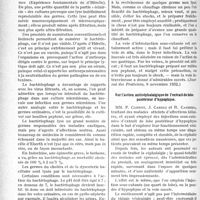 1253 - Page 1252 - Partie scientifique. L'actualité scientifique. La Presse. Le bactériophage [(Journal des Praticiens, 9 novembre 1932)] / Sur l’action anti céphalalgique de l’extrait de lobe postérieur d’hypophyse [(Paris Médical, 12 novembre 1932)]
