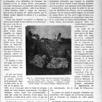 1272 - Page 1267 - Partie professionnelle, Hygiène, Assistance, Mutualité, Intérêts corporatifs, Variétés. Travaux originaux. Actualité. Un nouveau buste de l’homme des dolmens. Statue Menhir
