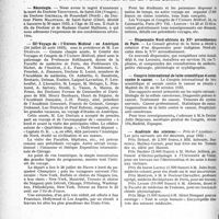 1281 - Page 1276 - Partie professionnelle, Hygiène, Assistance, Mutualité, Intérêts corporatifs, Variétés. Reportage professionnel. Nouvelles et Informations, (Voir les Dernières Nouvelles en tête des « Demi-Colonnes »). Nécrologie. [Docteur Thouvenin, Docteur Goethals, Docteur Pierre Malfuson] / IIIe Voyage de " l’Univers Médical " en Amérique / Dispensaire Nord-africain du XVe arrondissement de Paris / Congrès international de lutte scientifique et sociale contre le cancer / Académie des sciences
