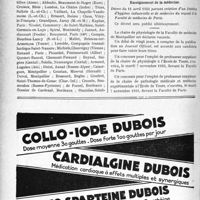 1301 - Page 1296-X - A travers l’officiel. Service de santé militaire / Enseignement de la médecine