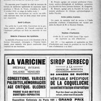 1302 - Page XI-1297 - A travers l’officiel. Enseignement de la médecine / Santé publique / Médaille d’honneur des épidémies / Recherche scientifique / Enseignement de la médecine / Asiles publics d’aliénés / Diplôme d’herboriste
