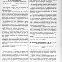 1336 - Page 1317 - Partie scientifique. L’actualité scientifique. Les Sociétés Savantes. Paris. Sur les mesures à prendre pour empêcher les inhumations prématurées, (Académie de Médecine ; 4-4-1933) / La vaccination antituberculeuse par le B. C. G. chez les étudiants en médecine, (Académie de médecine ; 7-3-1933)