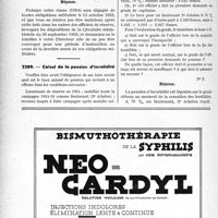 1391 - Page 1350-LX - Correspondance. Questions médico-militaires. Les périodes d’instruction ne sont pas obligatoires au cours de la dernière année des obligations militaires / Calcul de la pension d’invalidité