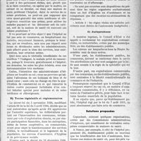 1430 - Page 1389 - Partie professionnelle, Hygiène, Assistance, Mutualité, Intérêts corporatifs, Variétés. Travaux originaux. L’hôpital doit-il, peut-il devenir maison de santé ?. Juridiquement, l’hôpital, établissement public, peut-il faire acte de commerce ? / Solutions proposées [Dr Paul Boudin]