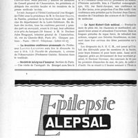 1455 - Page 1412-VIII - Dernières nouvelles. Association générale des Médecins de France / La deuxième conférence-promenade / Société de la Légion d’honneur / Voix latines / Le Saint-Hubert Club médical
