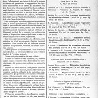 1492 - Page 1449 - Partie scientifique. L’actualité scientifique. Les livres. L’apicolyse sans plombage dans le traitement de la tuberculose pulmonaire, par Dr Joël Méguin, Éditions médicales N. Maloine, Paris, 1932 / Les livres qui viennent de paraître…
