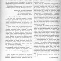 1497 - Page 1454 - Partie professionnelle, Hygiène, Assistance, Mutualité, Intérêts corporatifs, Variétés. Travaux originaux. Chronique. Droit médico-professionnel. Internat des hôpitaux de Paris — Inscription des internes des hôpitaux de province [Dr Paul Boudin]
