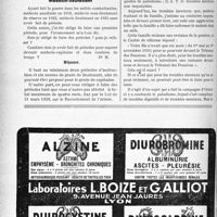 1523 - Page 1480-LXXII - Correspondance. Fiscalité. Les bénéfices des pro pharmaciens ne sont pas imposable à la cédule des bénéfices commerciaux / Questions médico-militaires. Promotion au grade de médecin-lieutenant / Demande de pension. Délais. Procédure