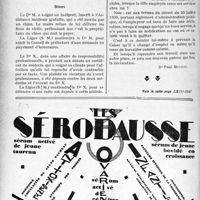 1537 - Page 1494-XIV - A travers l’officiel. Ligue médicale de défense individuelle, (Le Sou Médical) / Assurances sociales. L’employeur doit-il déclarer la fin d’un louage de services ?