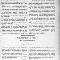 1546 - Page 1503 - Partie scientifique. Travaux originaux. Clinique thérapeutique médicale. Un cas de pleurésie interlobaire, Professeur Rathery / Thérapeutique des abcès, par Dupuy de Frenelle. Abcès de la fesse