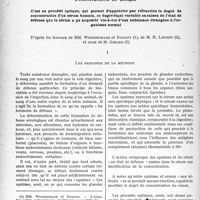 1555 - Page 1512 - Partie scientifique. Travaux originaux. Le laboratoire et le praticien. L’interférométrie en clinique, D’après les travaux de MM. Weissenbach et Durupt, de M. R. Levent, et ceux de M. Girard. Les principes de la méthode
