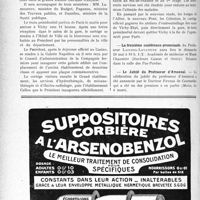 1607 - Page 1564-VIII - Dernières nouvelles. Visite du Président de la République à Vichy / La troisième conférence-promenade / Le Jubilé du Professeur d’Arsonval