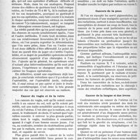 1617 - Page 1574 - Partie scientifique. Travaux originaux. Indications du radium, Par le Docteur Jean Gagey. Tumeurs malignes. Cancer du col de l’utérus / Cancer du vagin et de la vulve / Cancers de la peau / Cancer de la langue et des lèvres