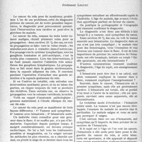 1621 - Page 1578 - Partie scientifique. Travaux originaux. Clinique Urologique. Le cancer du rein, Professeur Legueu