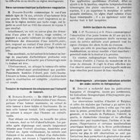 1634 - Page 1591 - Partie scientifique. L’actualité scientifique. Les Sociétés Savantes. Toulouse. Société de médecine, chirurgie et pharmacie. Les glucosides anthraeéniques du Rhamnus alpina / Naevo-carcinome traité par ladiathermo-coagulation / Tentative de traitement des néoplasmes par I’extractif de tumeurs / Ostéite bacillaire du sternum / Sur l’électropyrexie ; principales indications actuelles des ondes courtes en thérapeutique
