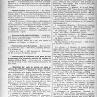 1655 - Page 1612 - Partie professionnelle, Hygiène, Assistance, Mutualité, Intérêts corporatifs, Variétés. Hôpitaux de l’assistance publique de Paris. Enseignement, concours, avis divers