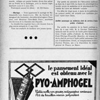 1677 - Page 1634-X - Dernières nouvelles. Département de la Dordogne / Mariage / A travers l’officiel. Arrêté déclarant vacante une chaire de Faculté / Arrêté nommant un médecin chef de service d’asile public d’aliénés