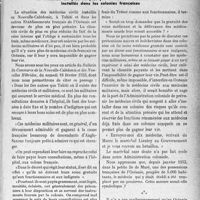 1682 - Page 1639 - Propos du jour. La situation de plus en plus en plus précaire des médecins civils installés dans les colonies françaises