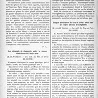 1699 - Page 1656 - Partie scientifique. L’actualité scientifique. Les Sociétés Savantes. Paris. Plaies du cœur, (Société de chirurgie ; 1-2-1933) / Les éléments de diagnostic entre le cancer ulcériforme et l’ulcère vrai / Longue persistance du virus à l’état latent chez les sujets atteints d’encéphalite, (Soc. méd. des Hôp. de Paris ; 20-1-1933)