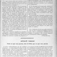 1712 - Page 1669 - Partie professionnelle, Hygiène, Assistance, Mutualité, Intérêts corporatifs, Variétés. Travaux originaux. Hôpital, brûlures par bouillottes — départ de la responsabilité / Mutualité familiale. Faites ce que vous pouvez, mais ne faites que ce que vous pouvez [A. Gassot]