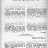 1717 - Page 1674 - Partie professionnelle, Hygiène, Assistance, Mutualité, Intérêts corporatifs, Variétés. Travaux originaux. Chronique médico-militaire. L’évolution des plaies de guerre, Docteur Desplas [G. Duchesne] / En regardant les bêtes [Ch. Moigneteau]